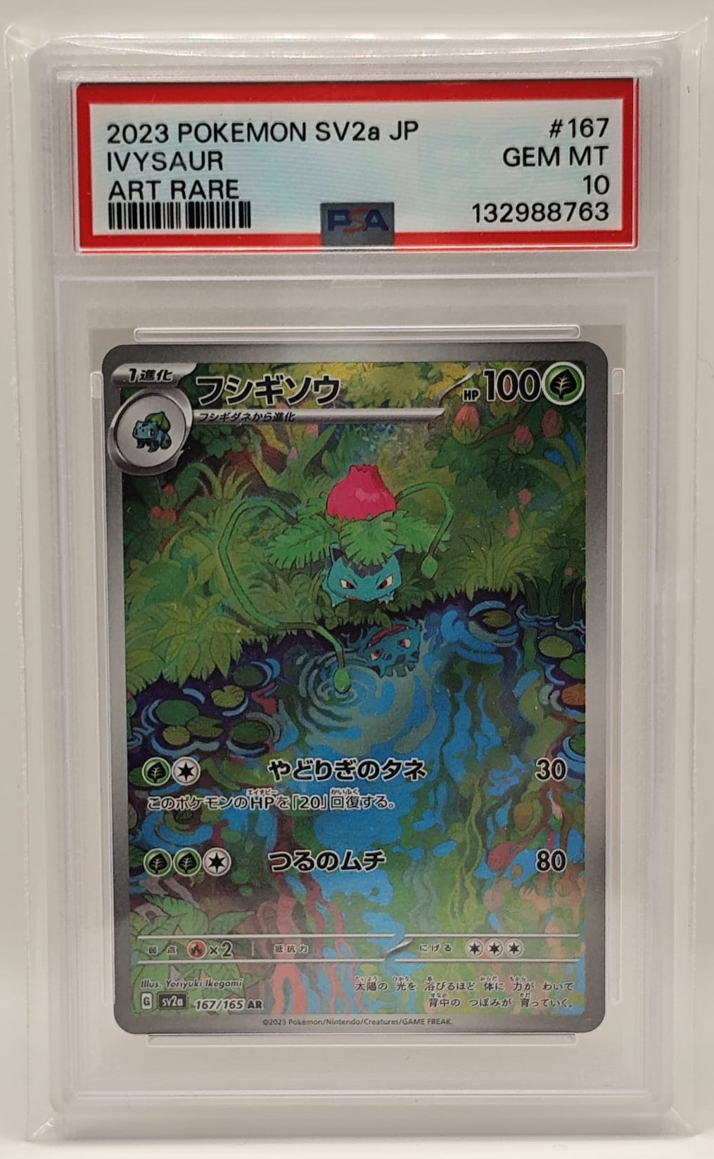 pokemon bulbasaur PSA 10
