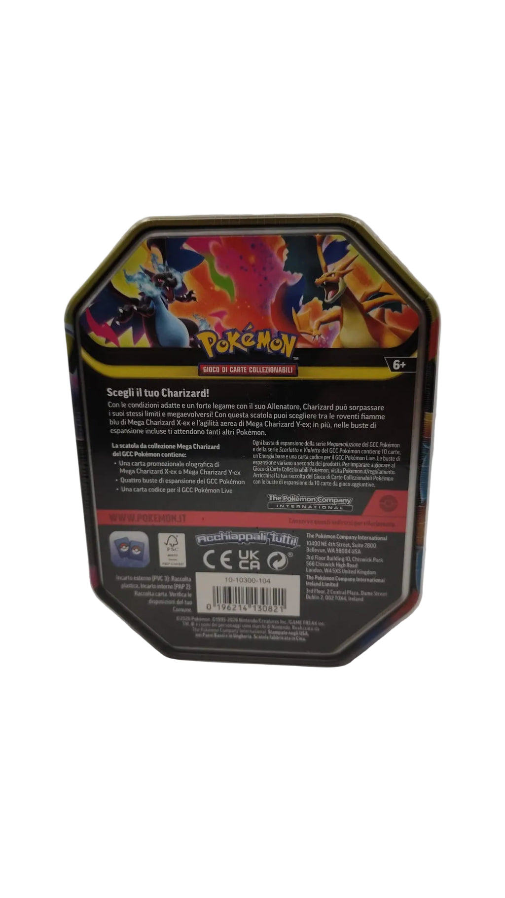 Tin da Collezione Mega Charizard: Mega Charizard Y-ex (IT)