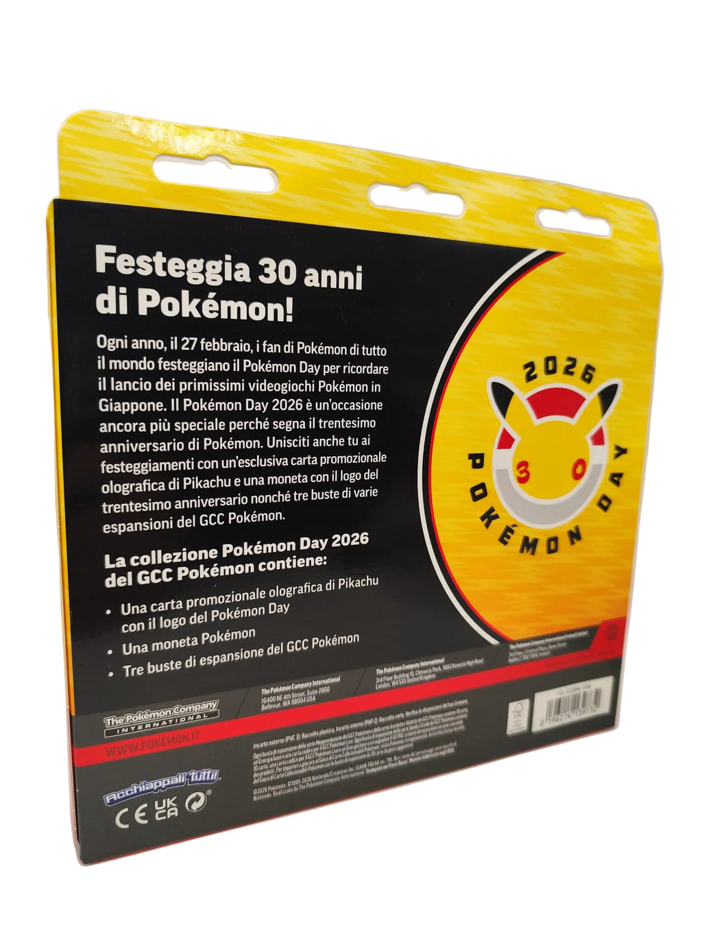Collezione Pokémon Day 2026 – 30° Anniversario Edizione Limitata ITA