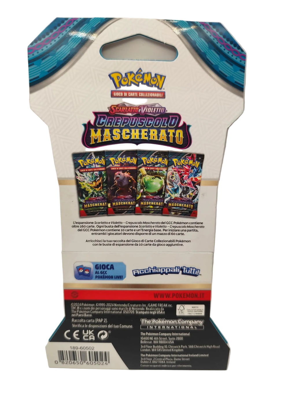 Pacchetto singolo Pokémon Crepuscolo Mascherato