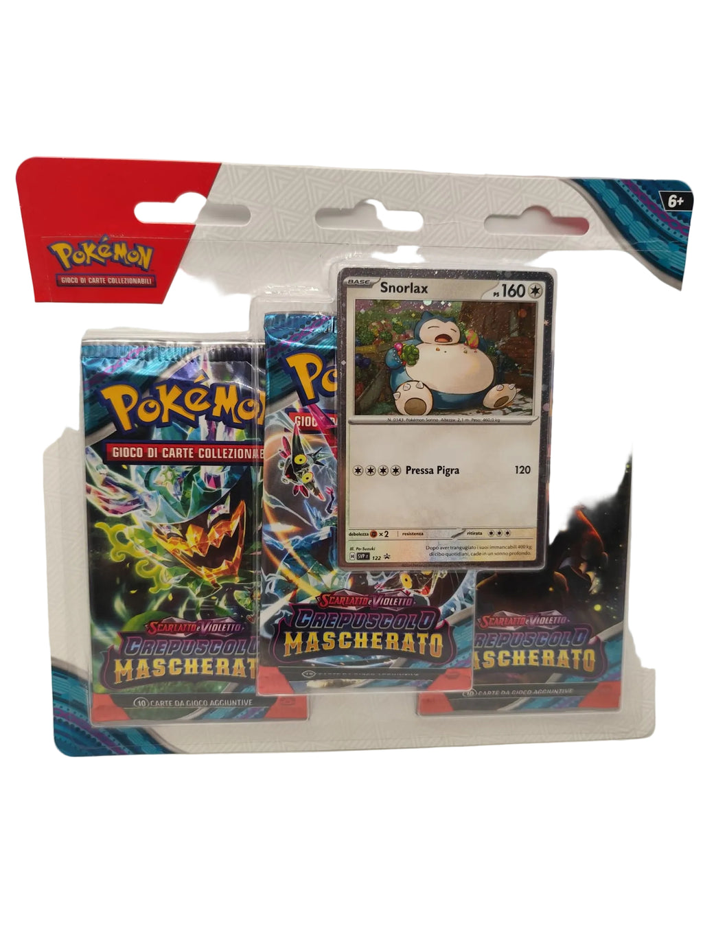 Blister da 3 bustine Pokémon Scalatto e Violetto - Crepuscolo Mascherato