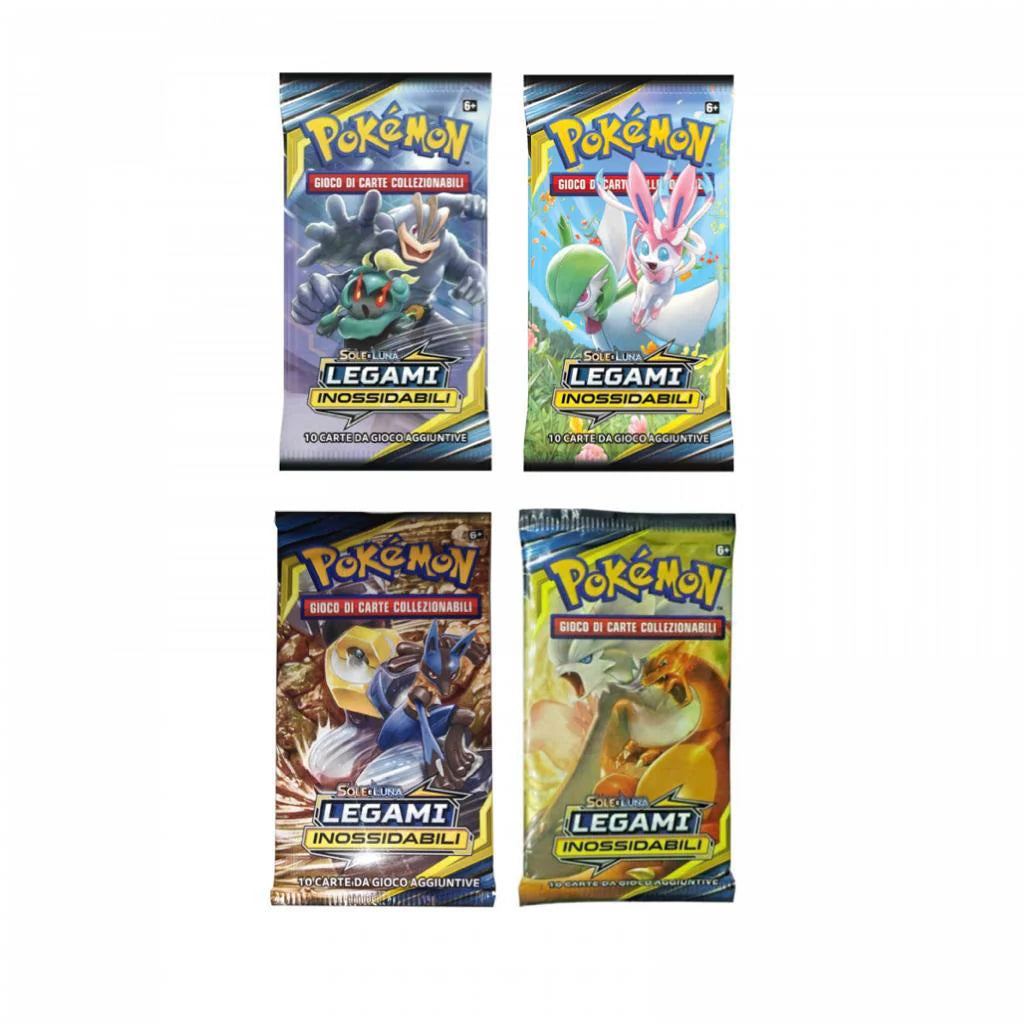 Sole e Luna-Legami Inossidabili 4 buste Artwork diversi