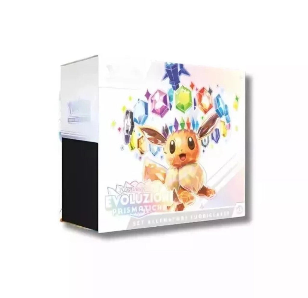 Set Allenatore Fuoriclasse dell’espansione Scarlatto e Violetto - Evoluzioni Prismatiche del GCC Pokémon